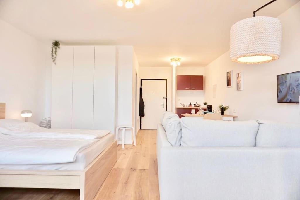 Neu Modernes Apartment In Top Lage, Free Parking Max 1,65M Hoehe Und 1,8M Breite Karlsruhe Bagian luar foto